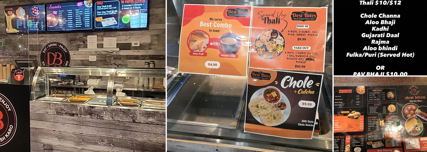 Desi Bites Menu