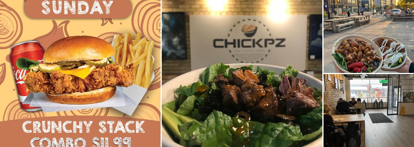 Stacked Burger and Chicken