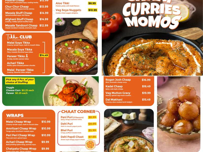 Punjabi Chaap Corner London Menu