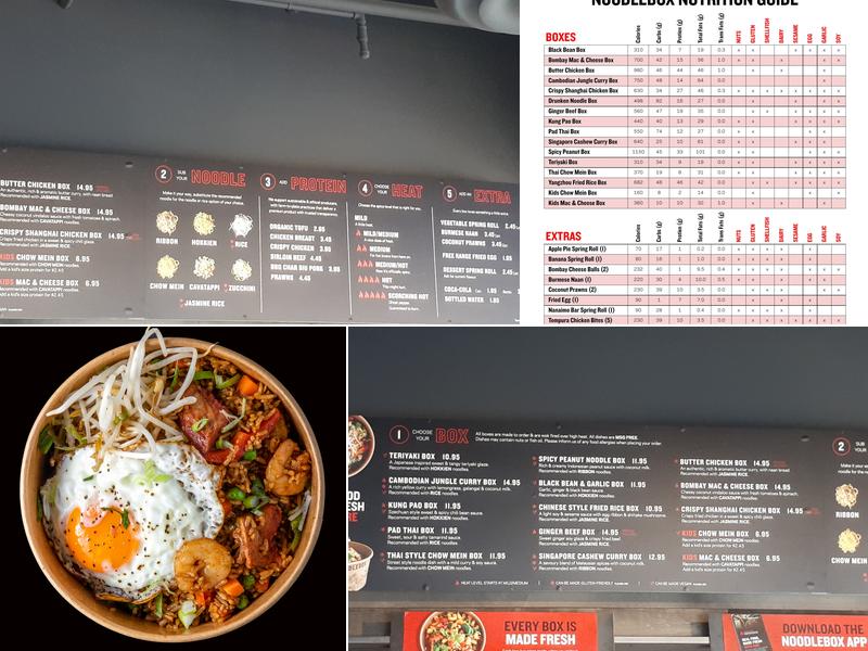 Noodlebox Menu