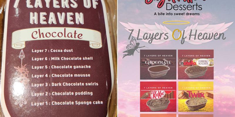 Sugar Pillow Desserts Menu