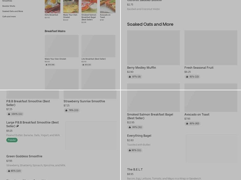 Breakfast Box and Catering Menu