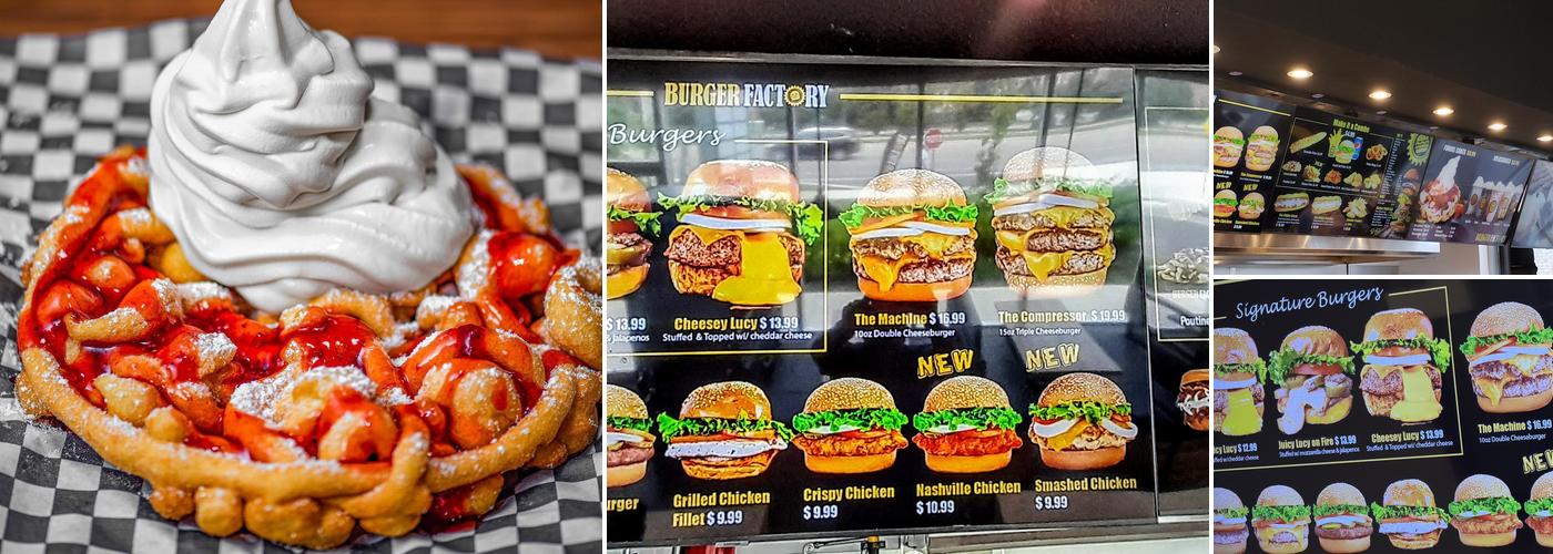 BURGER FACTORY Menu