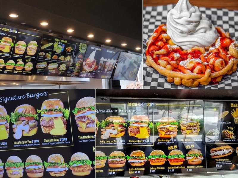 BURGER FACTORY Menu