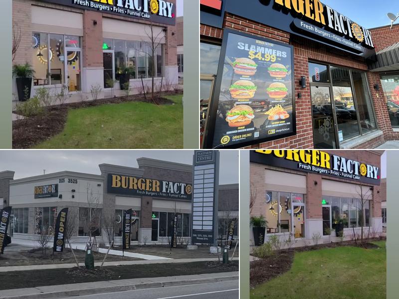 BURGER FACTORY 4500 Ridgeway Dr, Mississauga