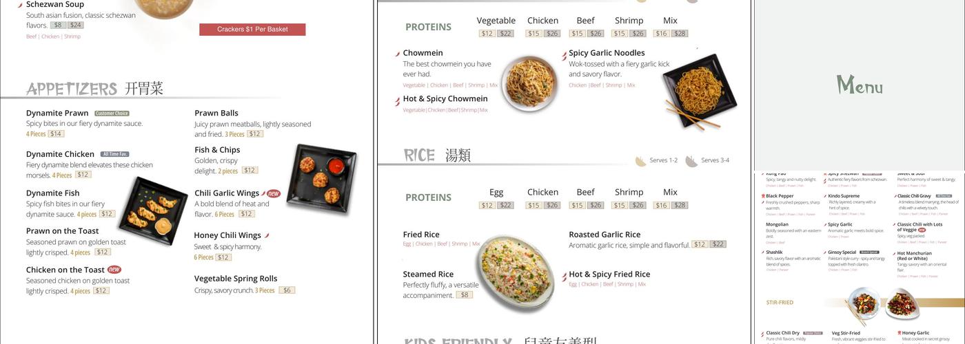 Ginsoy - Extreme Chinese Menu