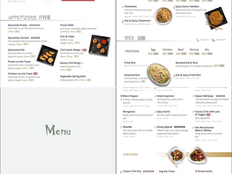 Ginsoy - Extreme Chinese Menu