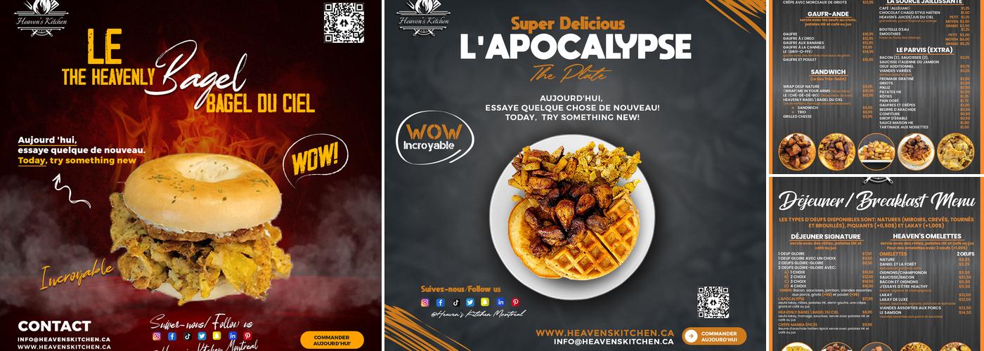 Heaven's Kitchen Menu