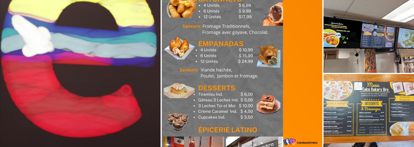 Cake Bakery Bro Tequeños & Empanadas Menu