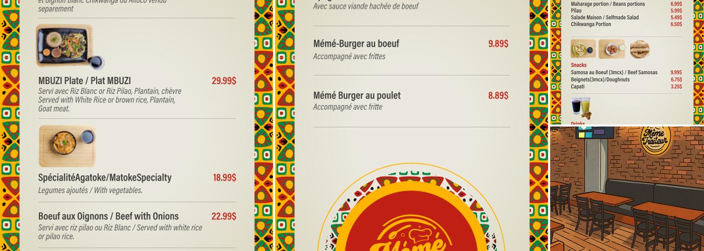 Mémé-traiteur Menu