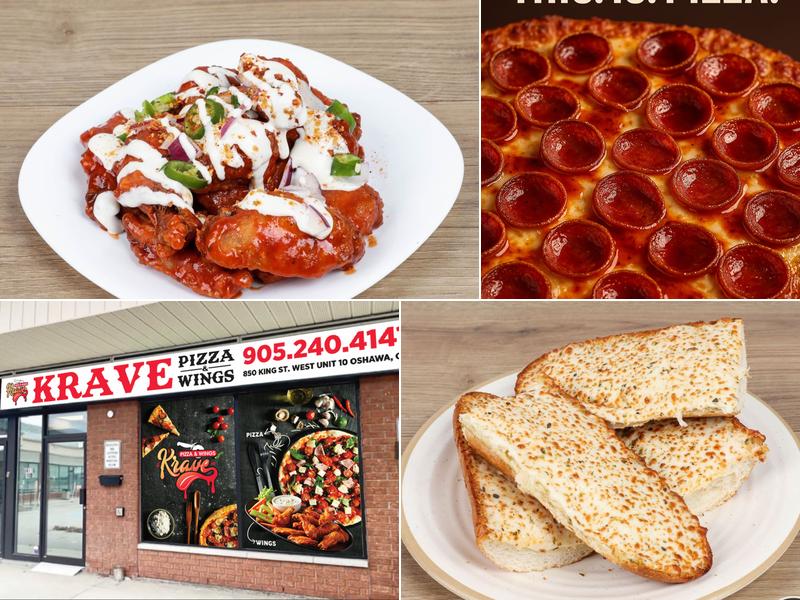Krave Pizza & Wings 850 King St W Unit 10, Oshawa