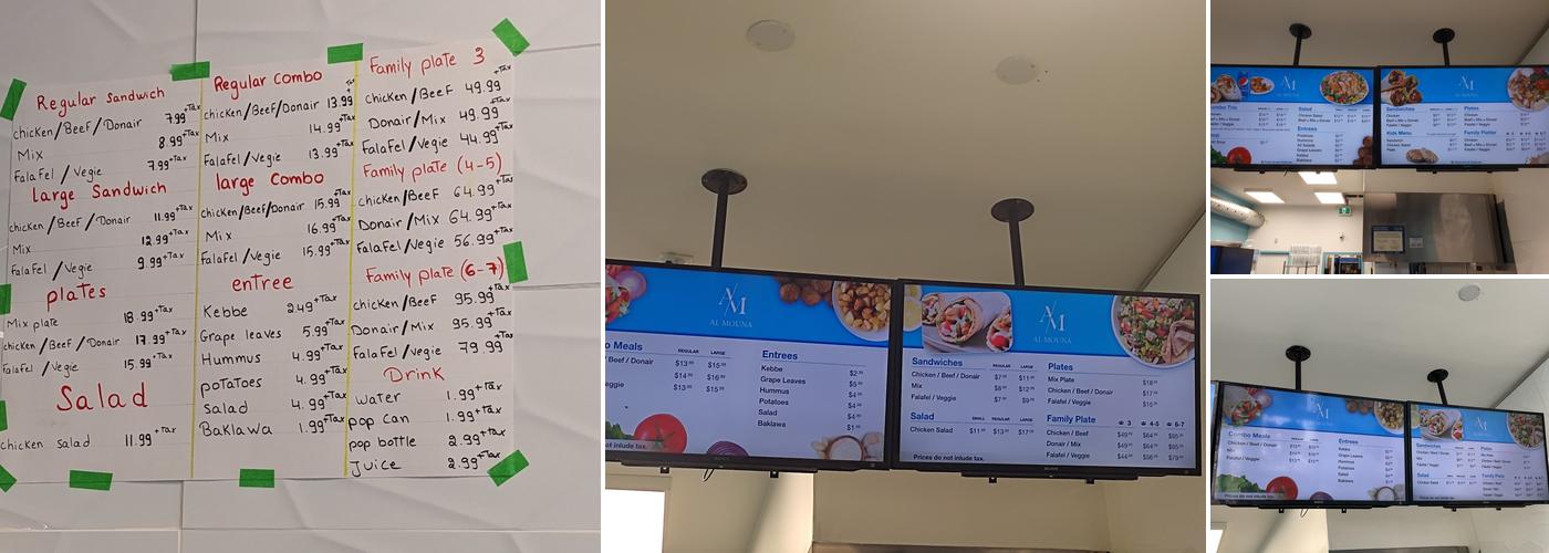 Shawarma AL Mouna Menu