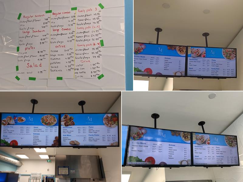 Shawarma AL Mouna Menu