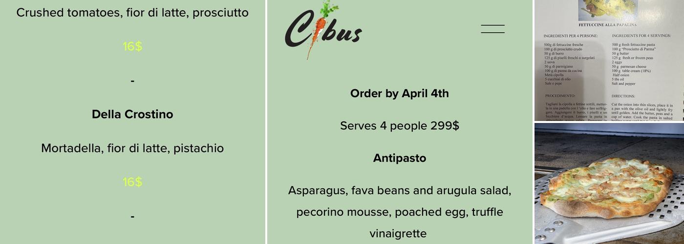 CIBUS Menu