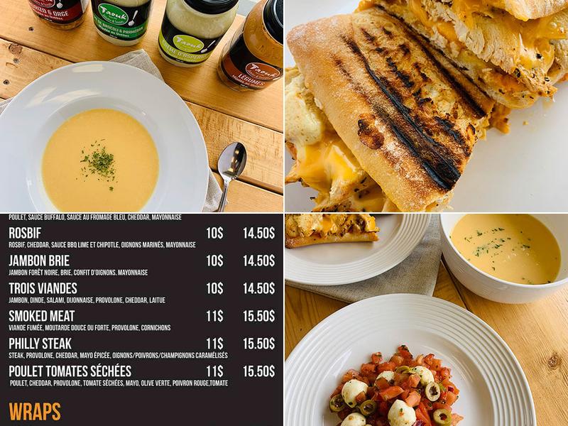 Chez stef le coin lunch Menu