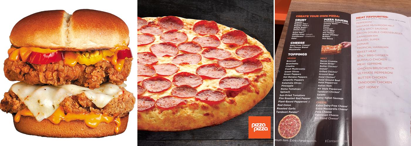 Pizza Pizza Menu