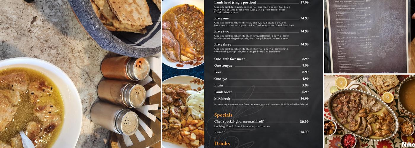 Nika Kitchen Menu