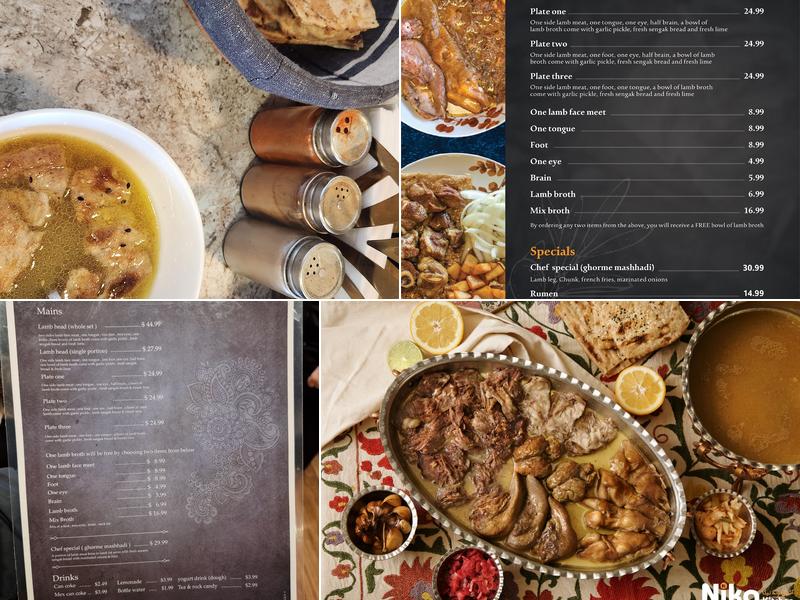 Nika Kitchen Menu