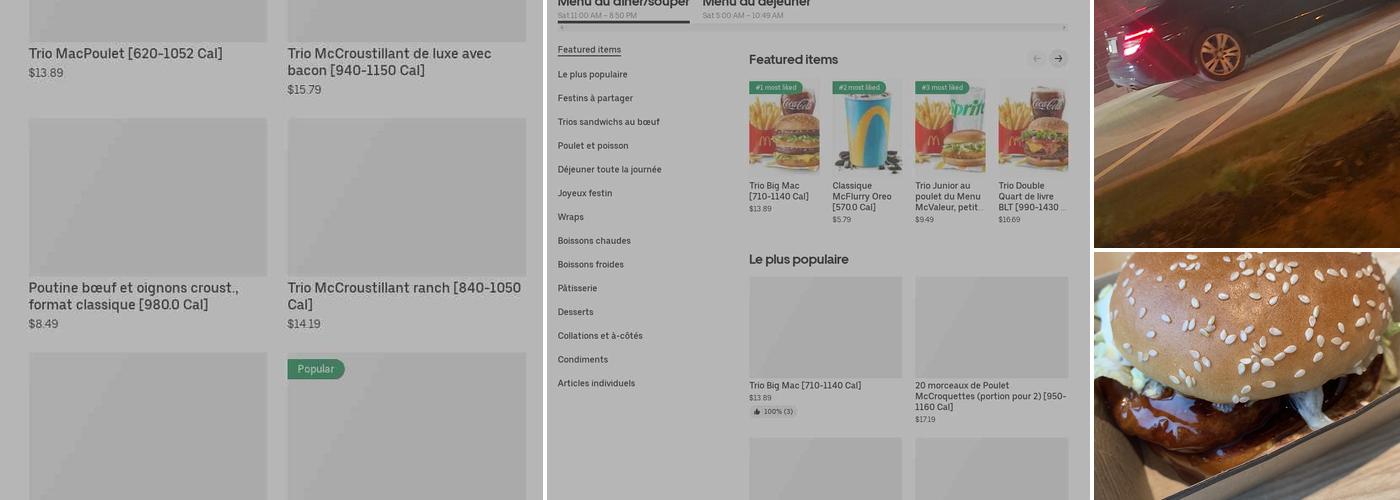 McDonald's Menu