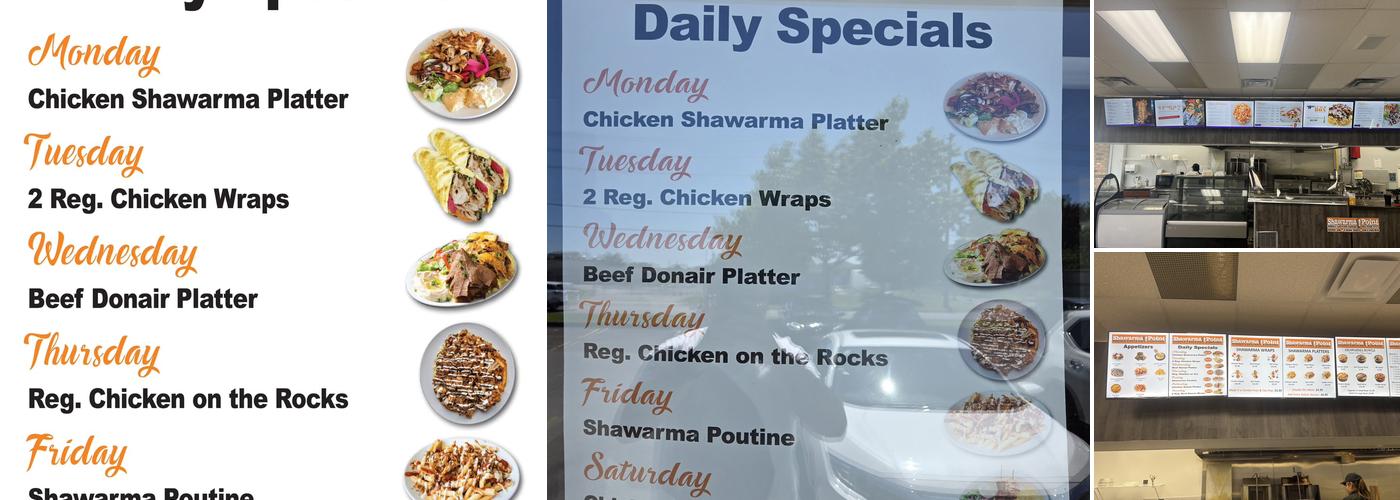 Shawarma Point Menu