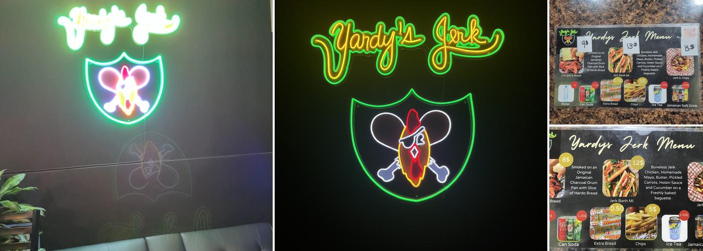 Yardys Jerk Menu