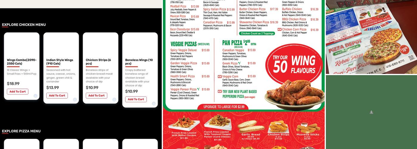 Pizza Depot Menu