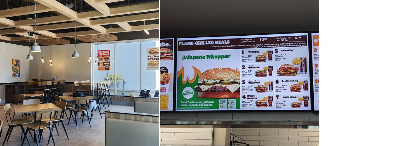 Burger King Menu