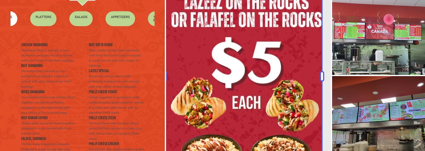 Lazeez Shawarma Menu