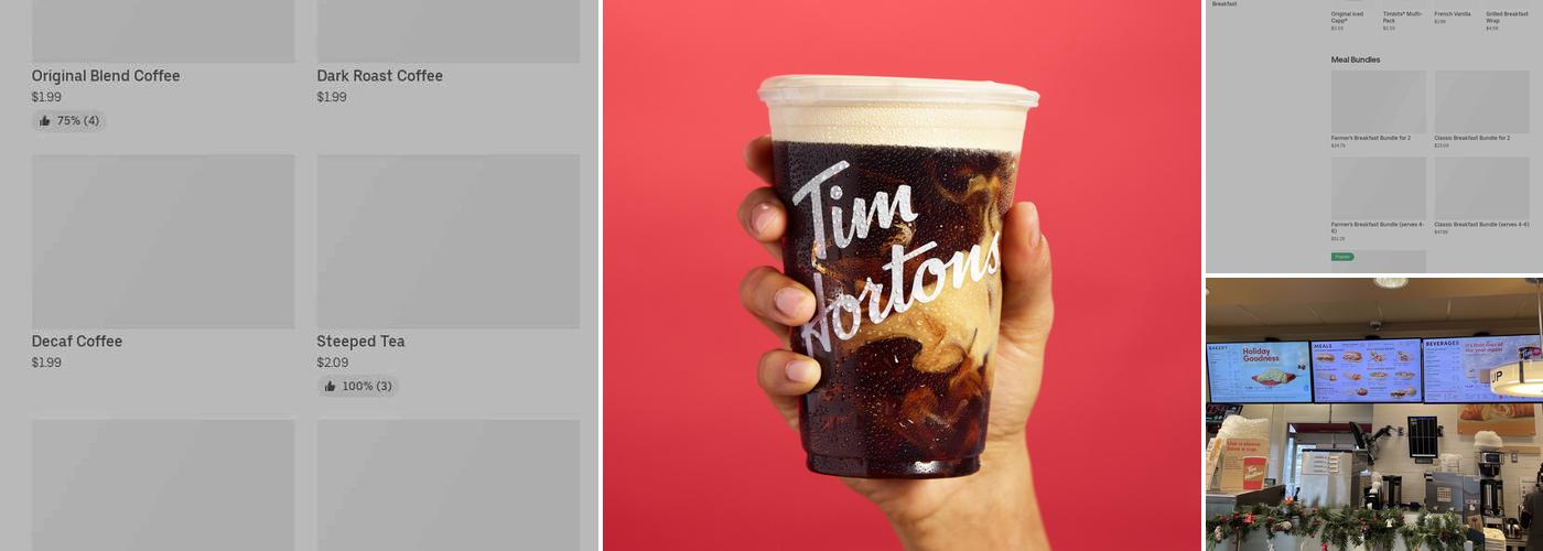 Tim Hortons Menu