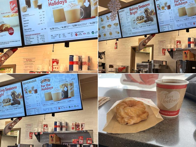 Tim Hortons Menu