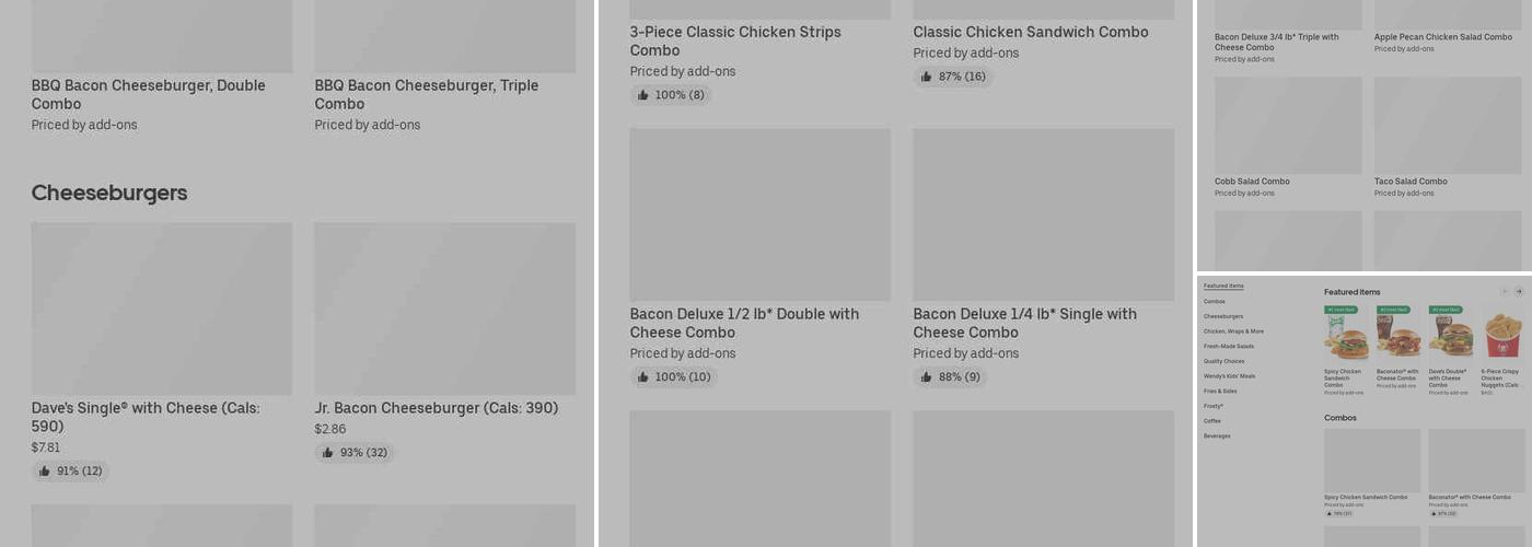 Wendy's Menu