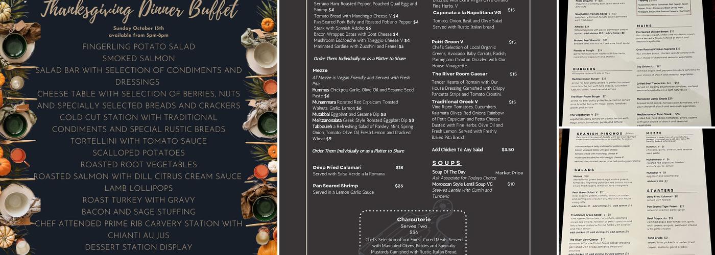 River-Room Restaurant Menu