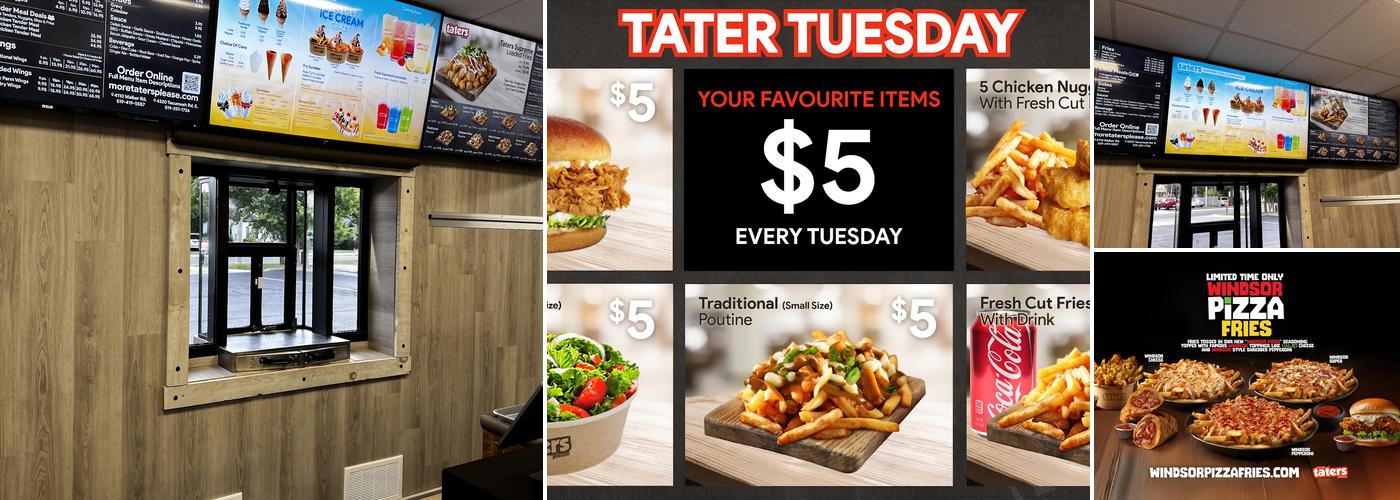 More Taters Please Menu