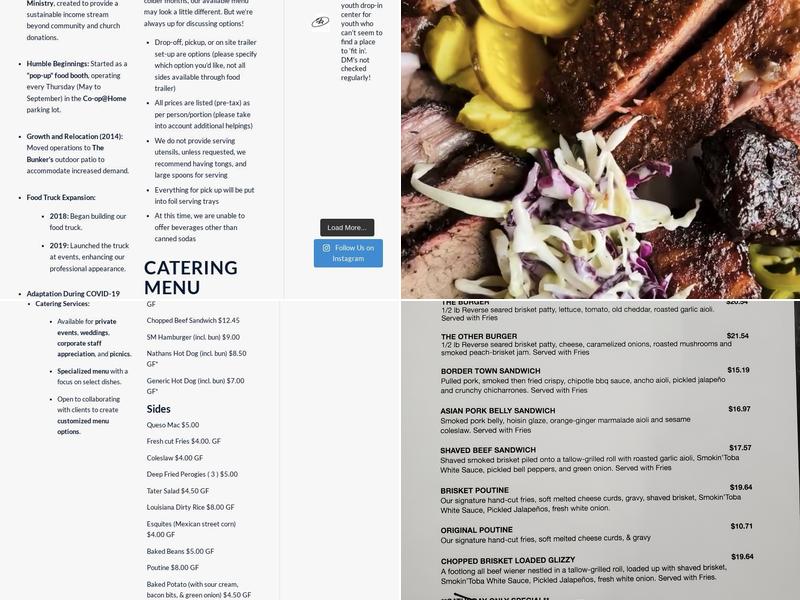 Industrial Eats Menu