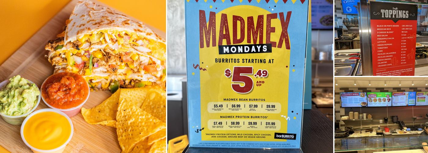 barBURRITO Menu