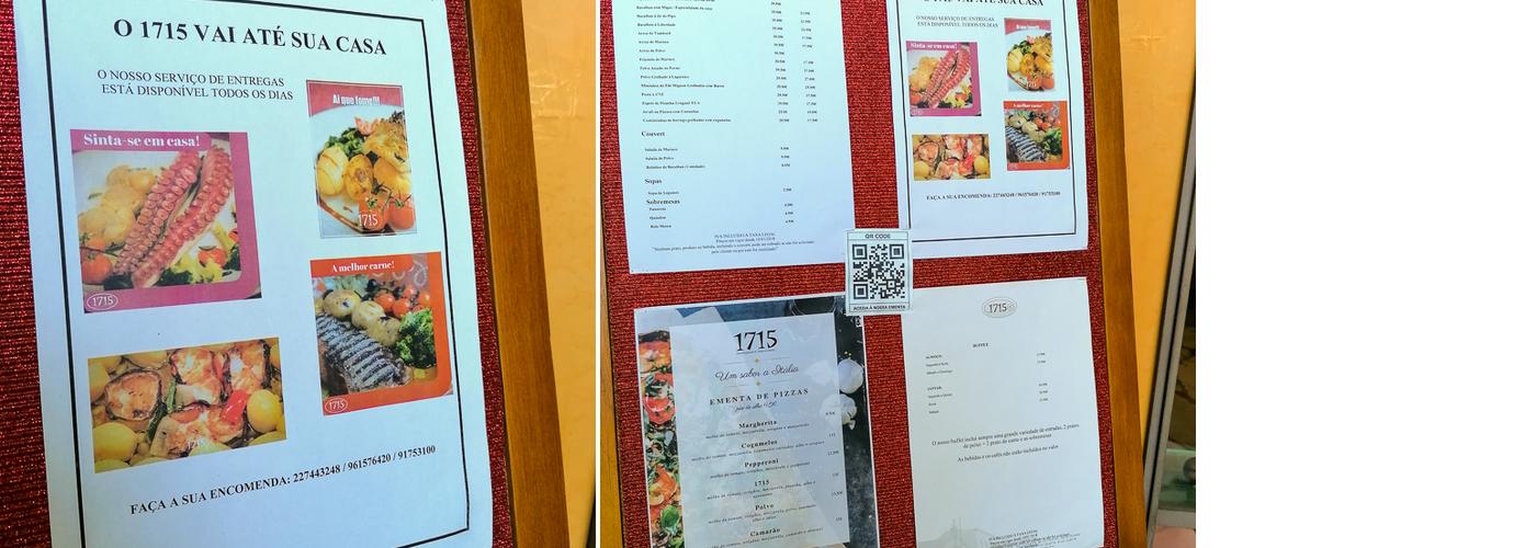 1715 Menu