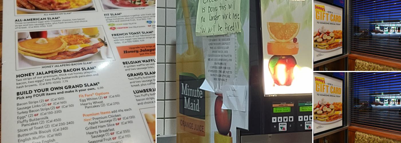 Denny's Menu