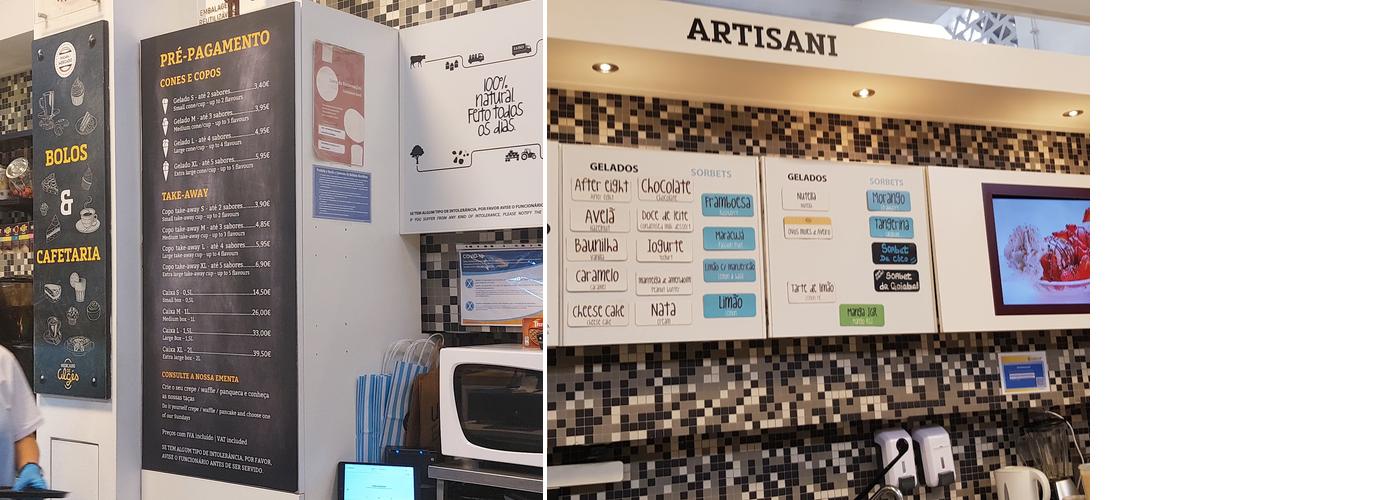 Artisani (Artisani - Mercado de Algés) Menu