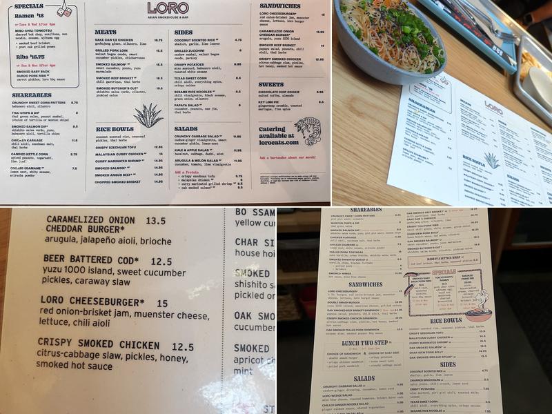 Loro Menu