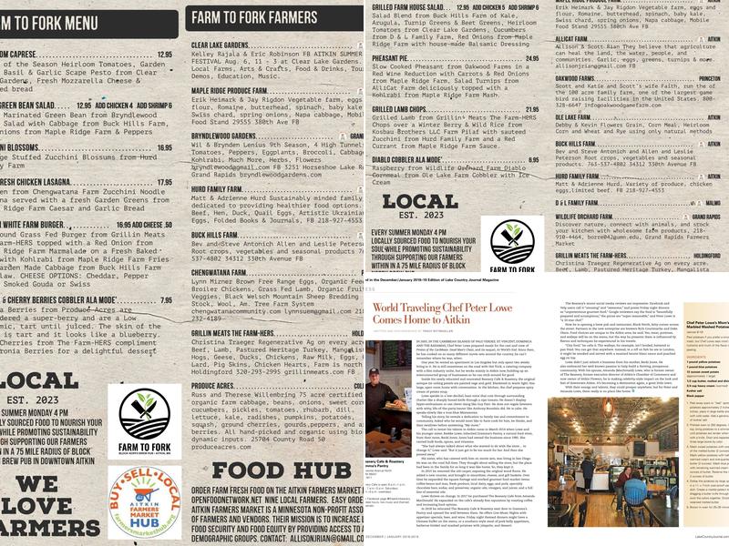 Block North's Locker room Menu