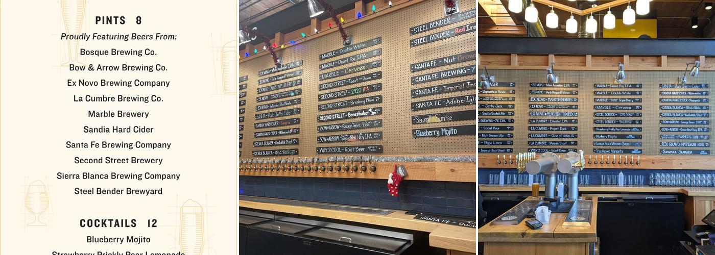 Paxton's Taproom Menu