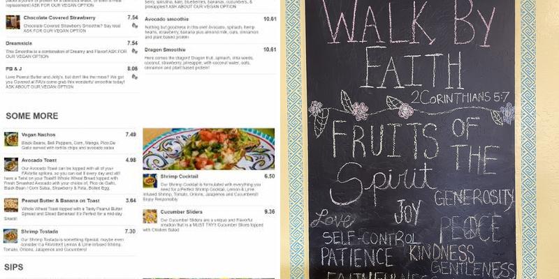 FAVs Menu