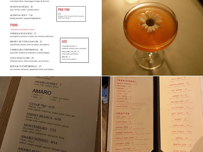 The Common House Menu