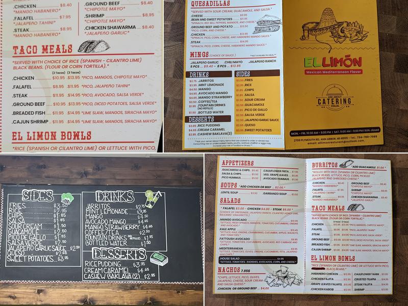 El Limón Menu
