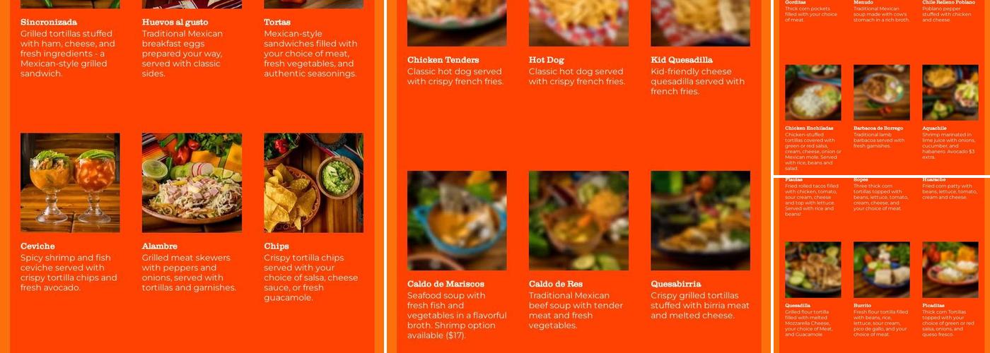 Taqueria Los Primos Menu