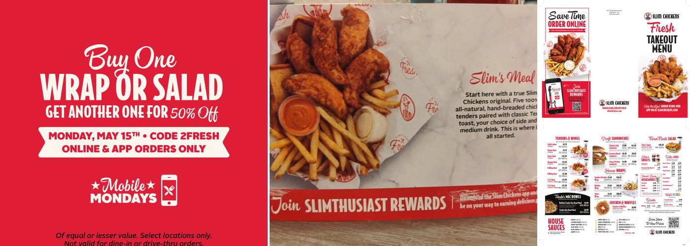 Slim Chickens Menu