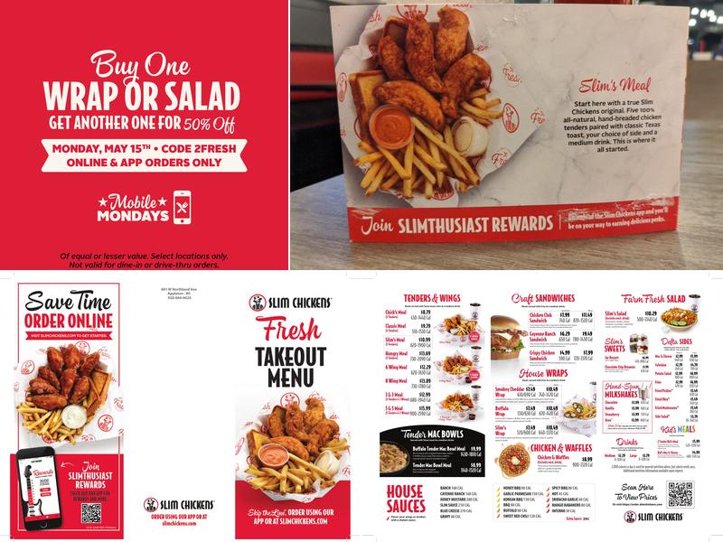 Slim Chickens Menu