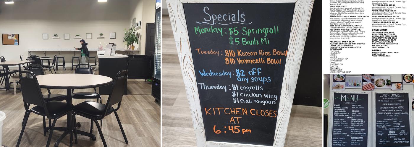 Ong’s Kitchen Menu