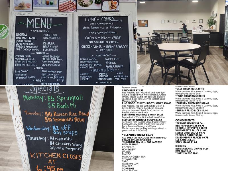 Ong’s Kitchen Menu