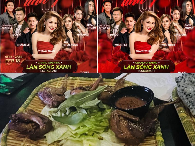 Lan song Xanh LSX Restaurant Menu